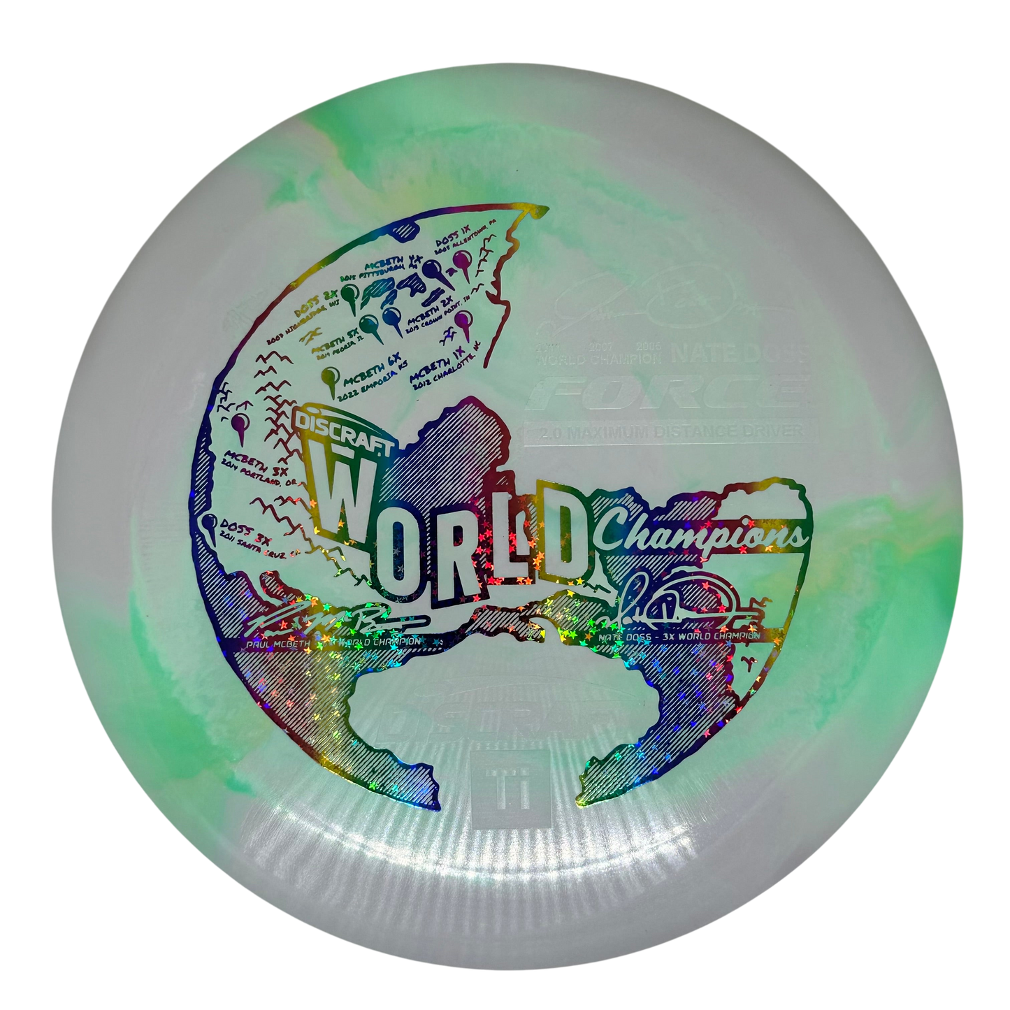 Discraft Nate Doss and Paul McBeth ESP Swirl Force